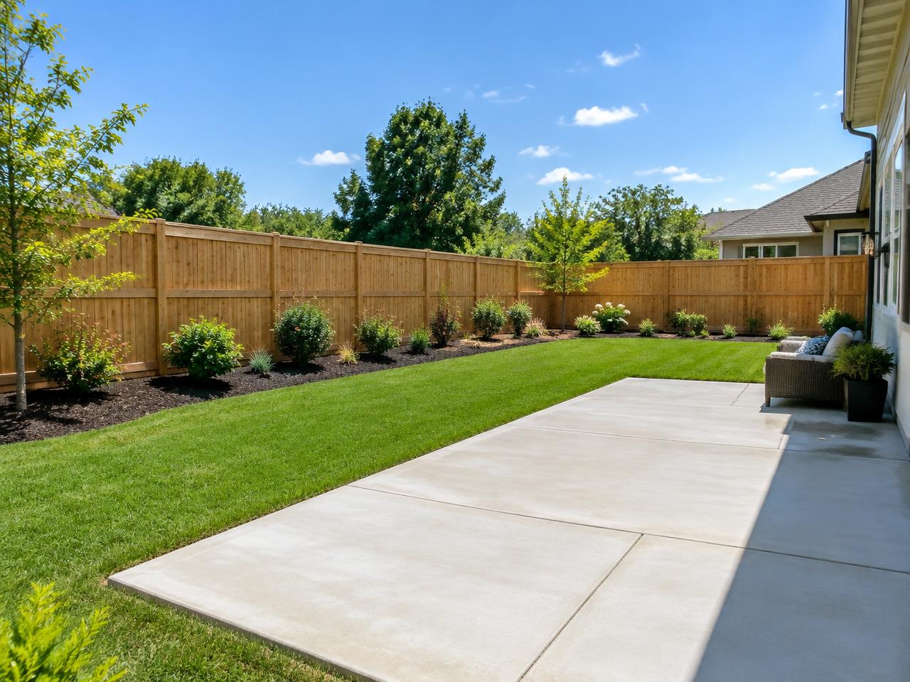 Fencing & Concrete by Mustang Renovation in West Georgia